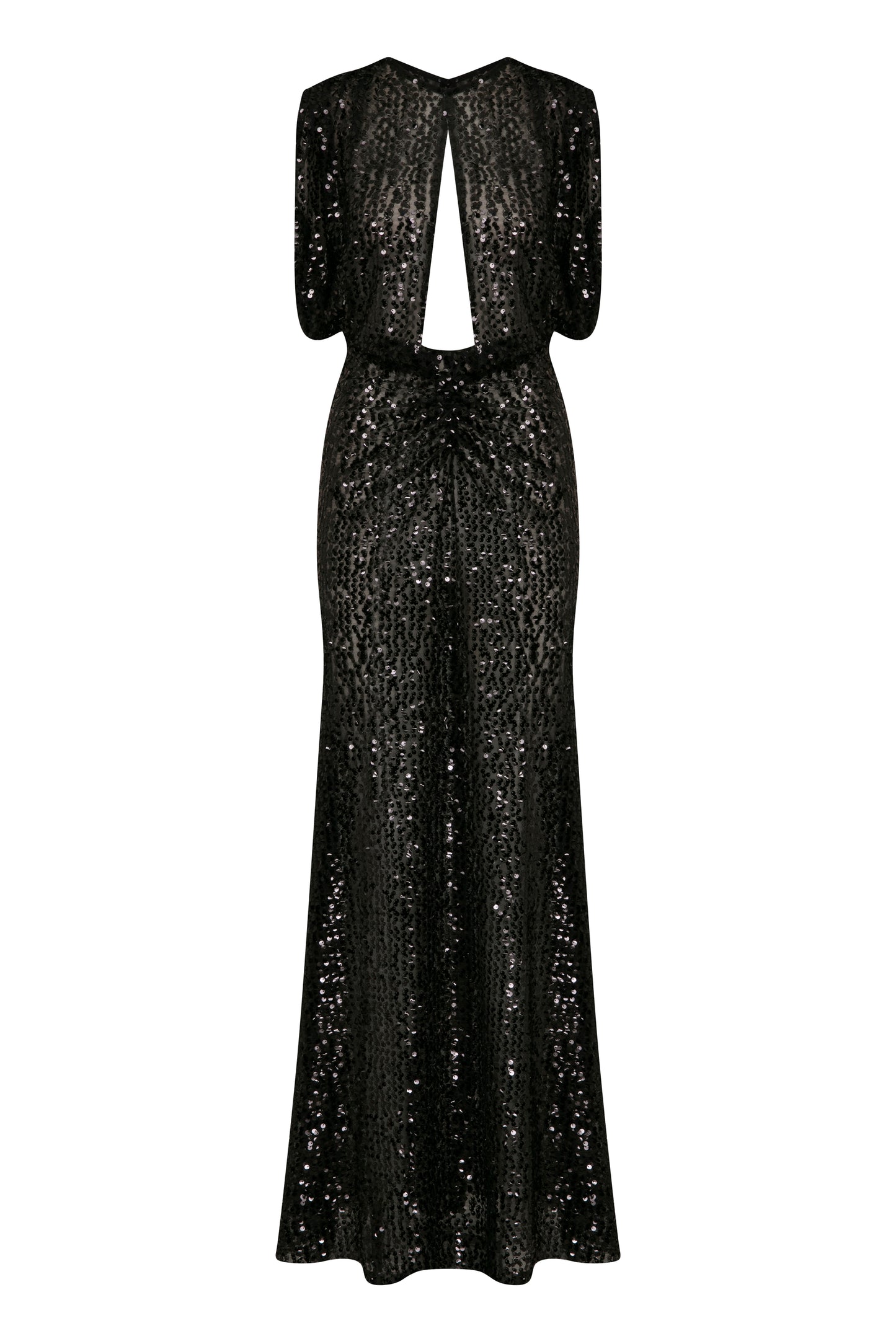 Lea Gown in Black Sequin