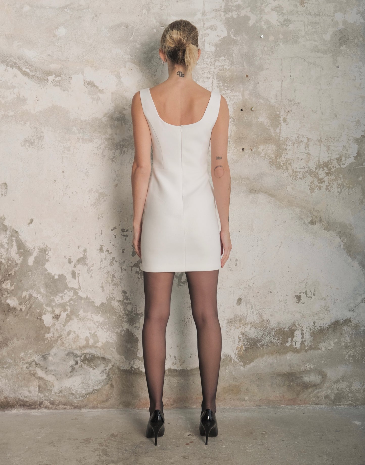 Arella Mini Dress in White