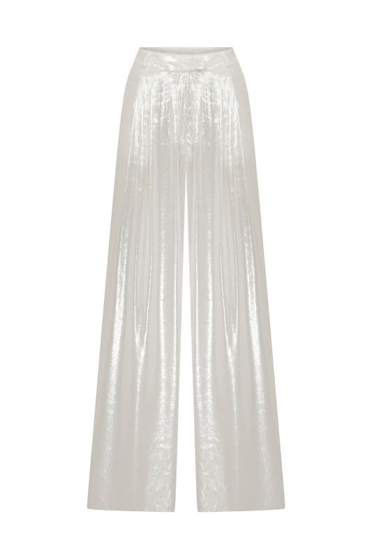 Liquid Trousers in White