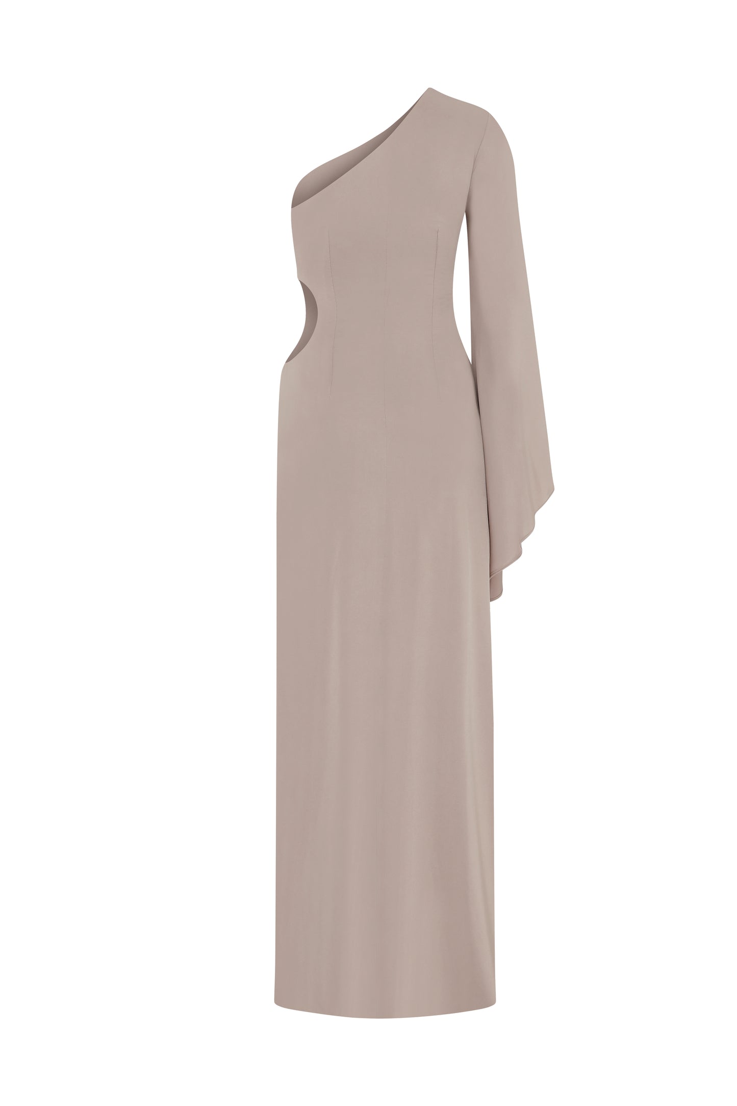 Erin Jersey Dress in Nude