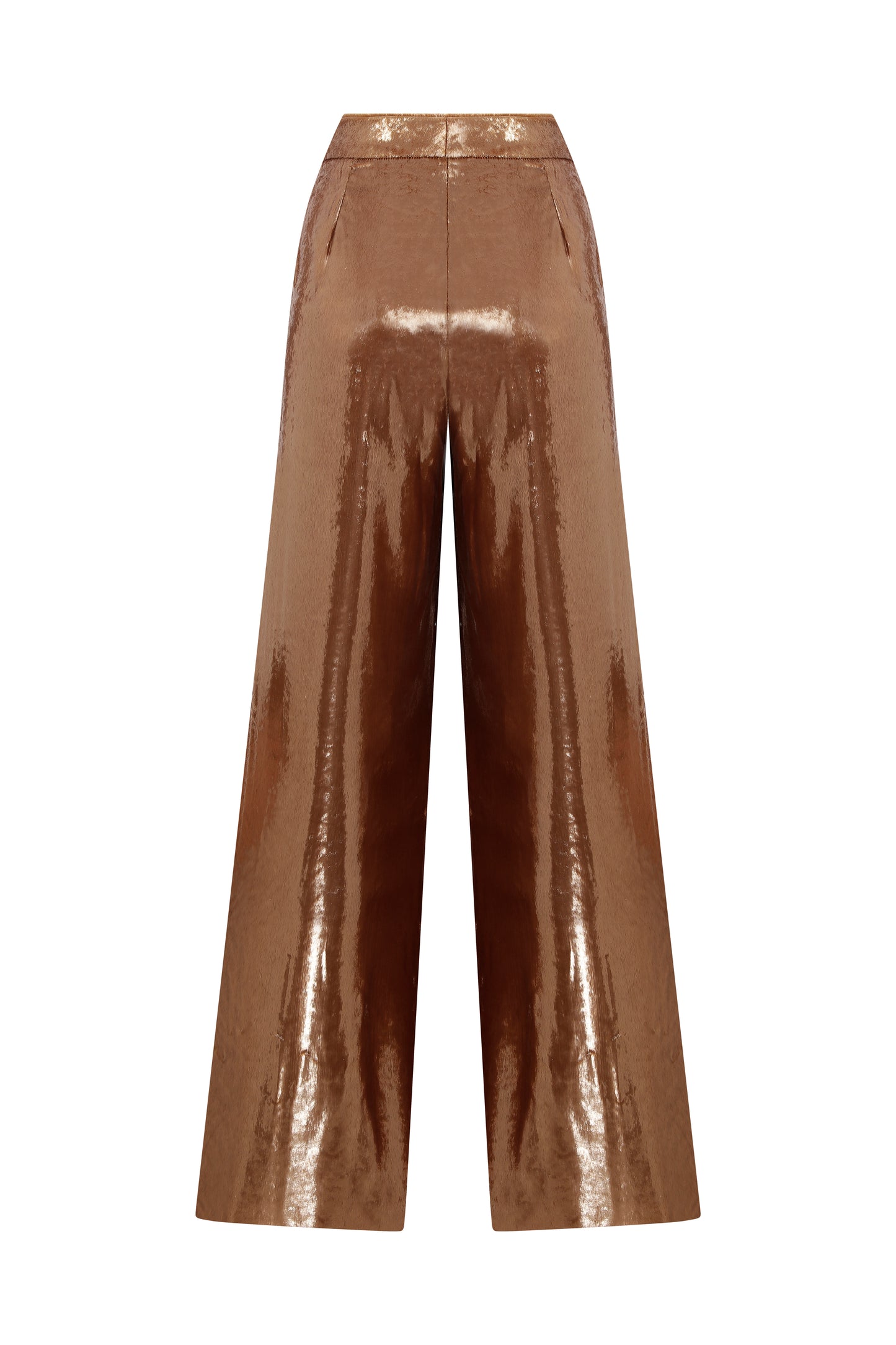 Liquid Trousers in Copper