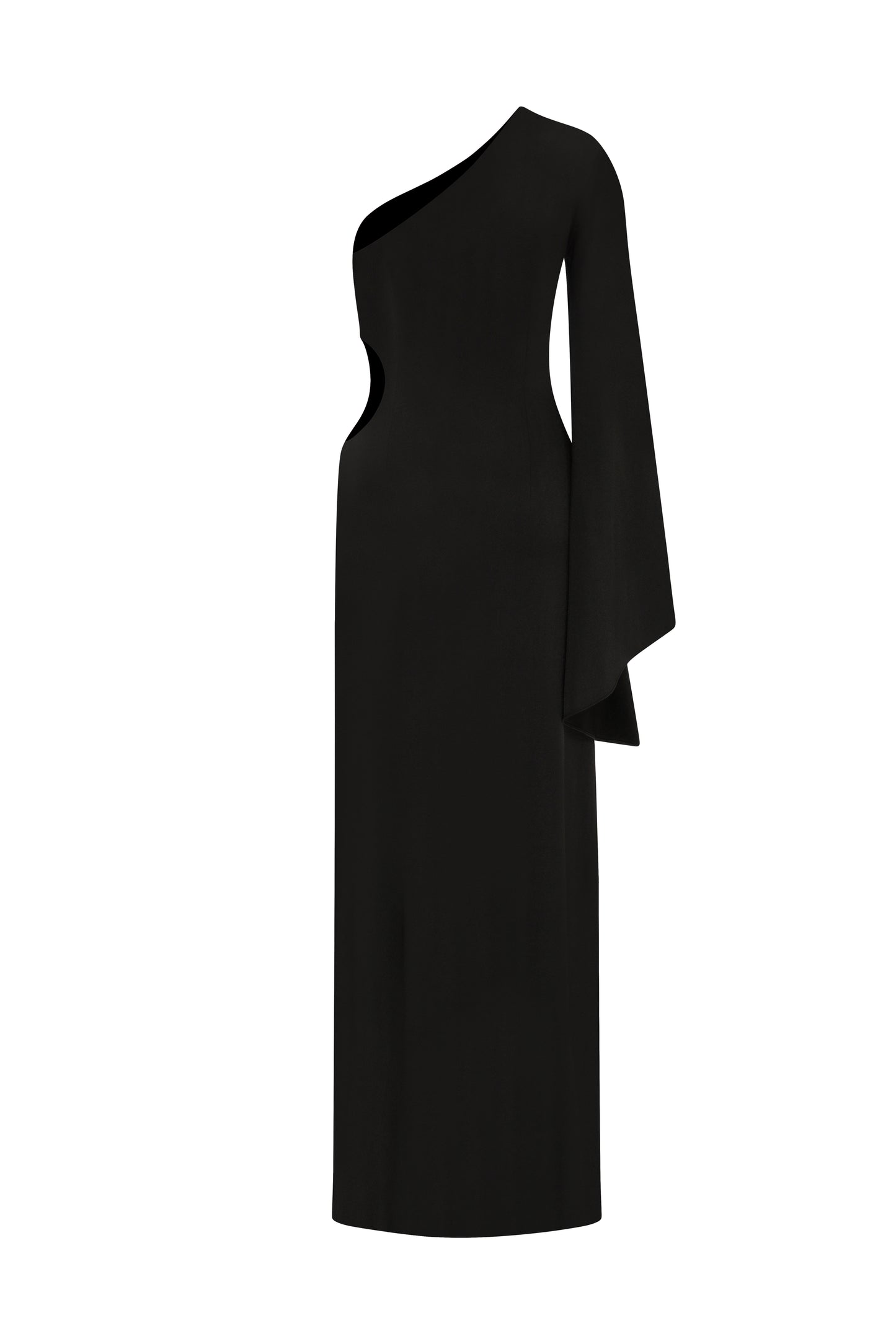 Erin Jersey Dress in Black
