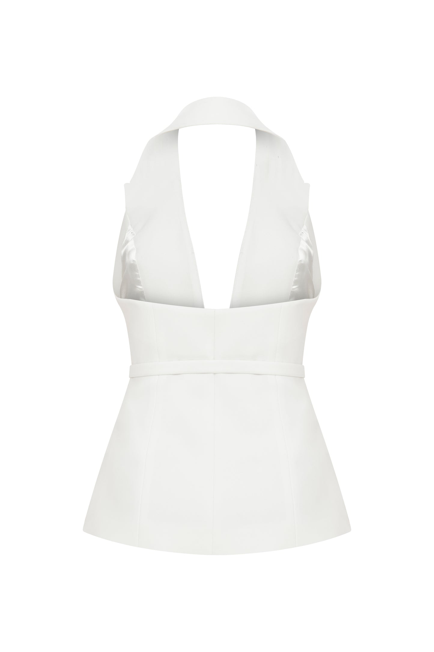 Elaine Vest in White