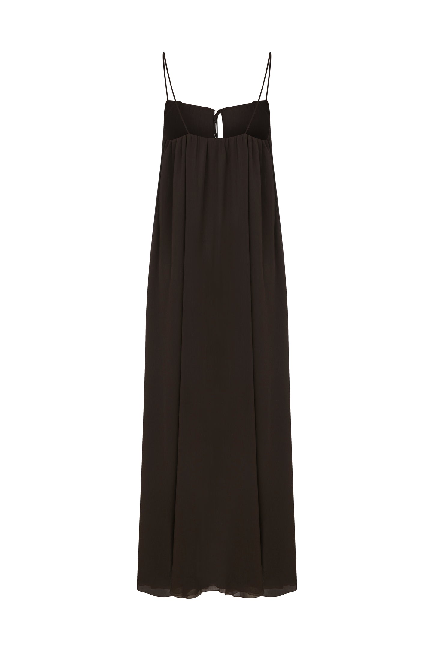 Anya Long Top in Chocolate Brown