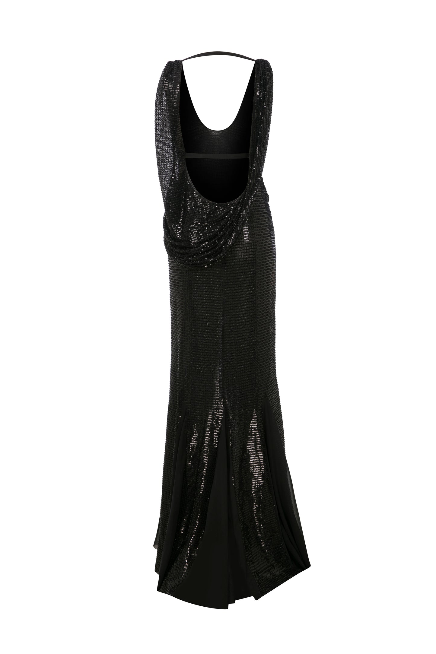 Marlowe Open Back Sequin Gown