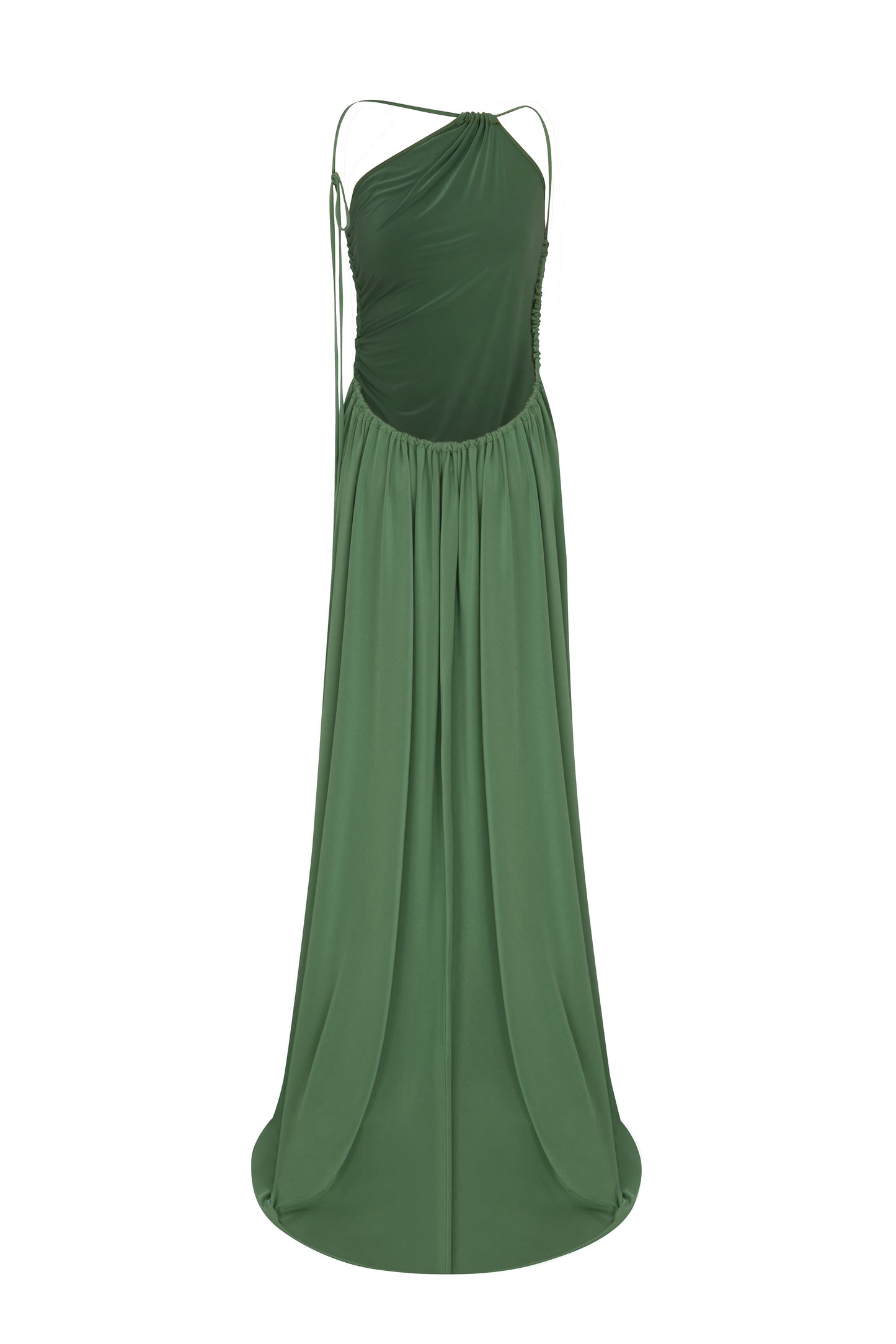 Eleran Gown in Olive Green