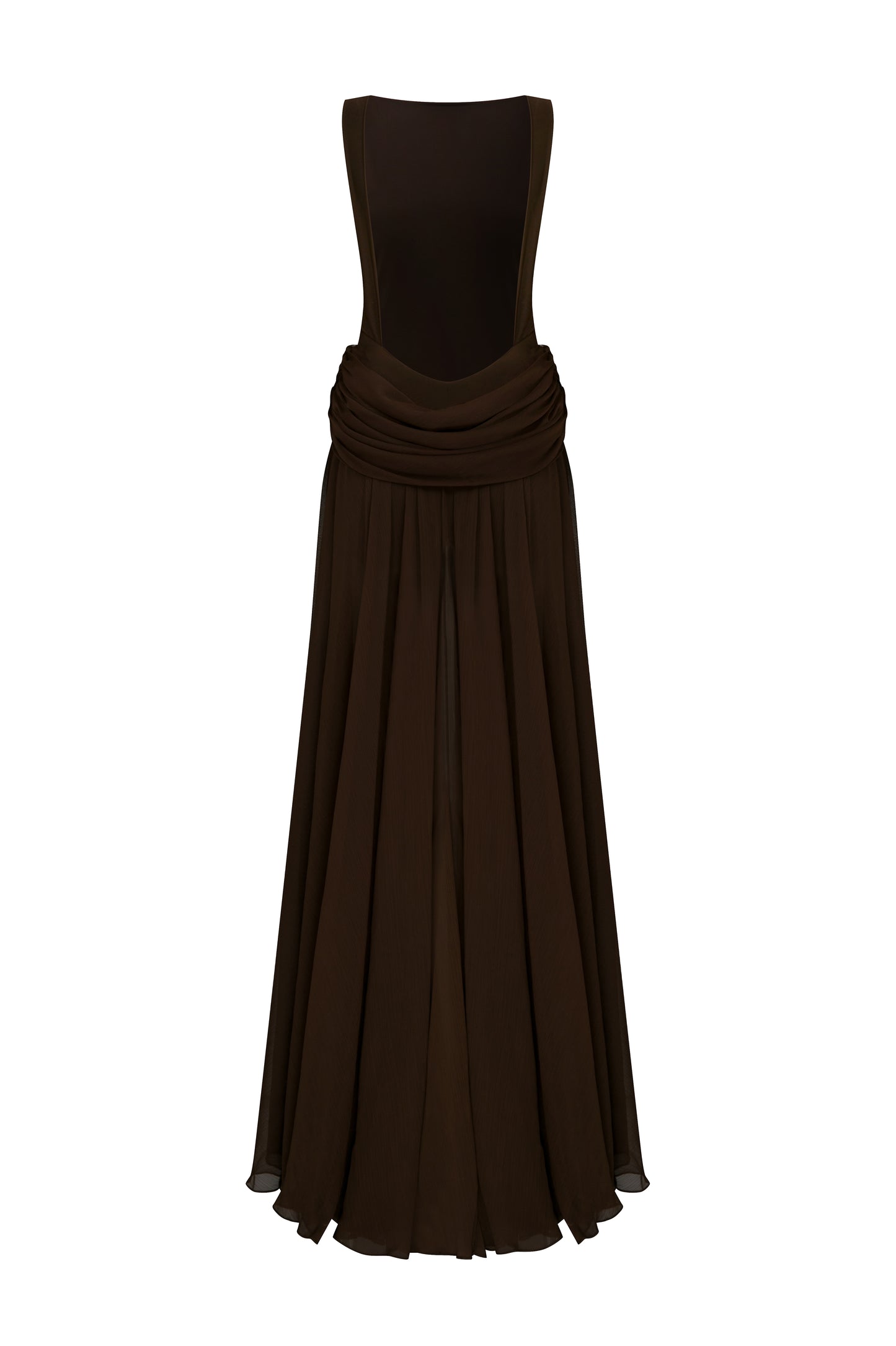 Doe Gown in Chocolate Brown