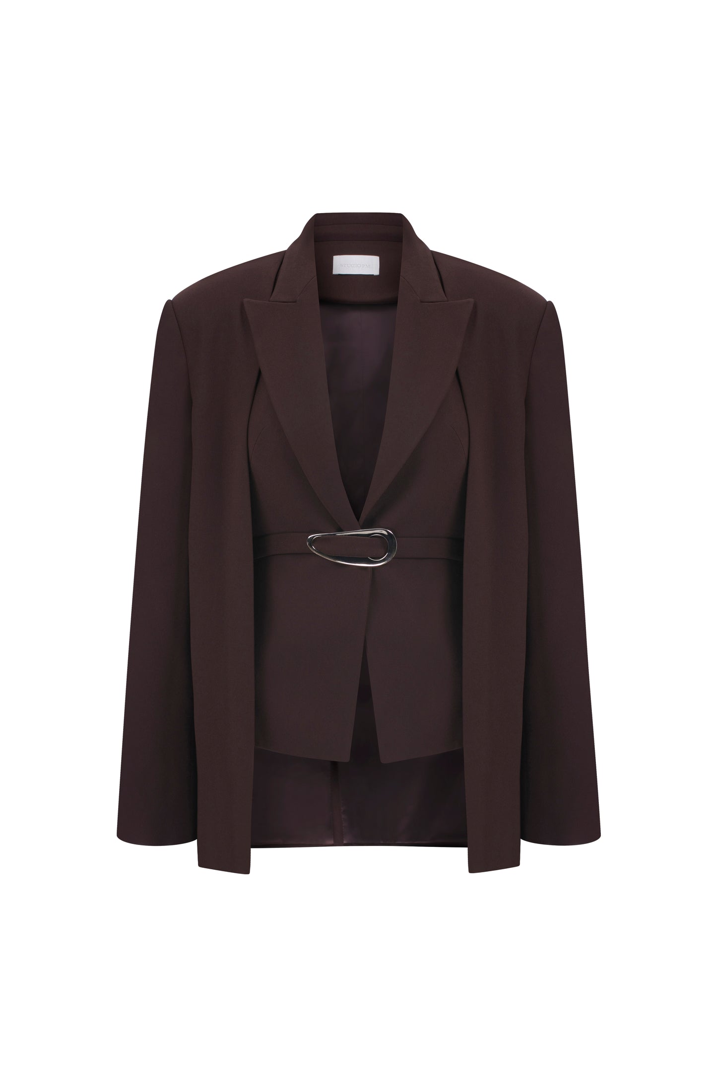 Elaine Blazer in Chocolate Brown