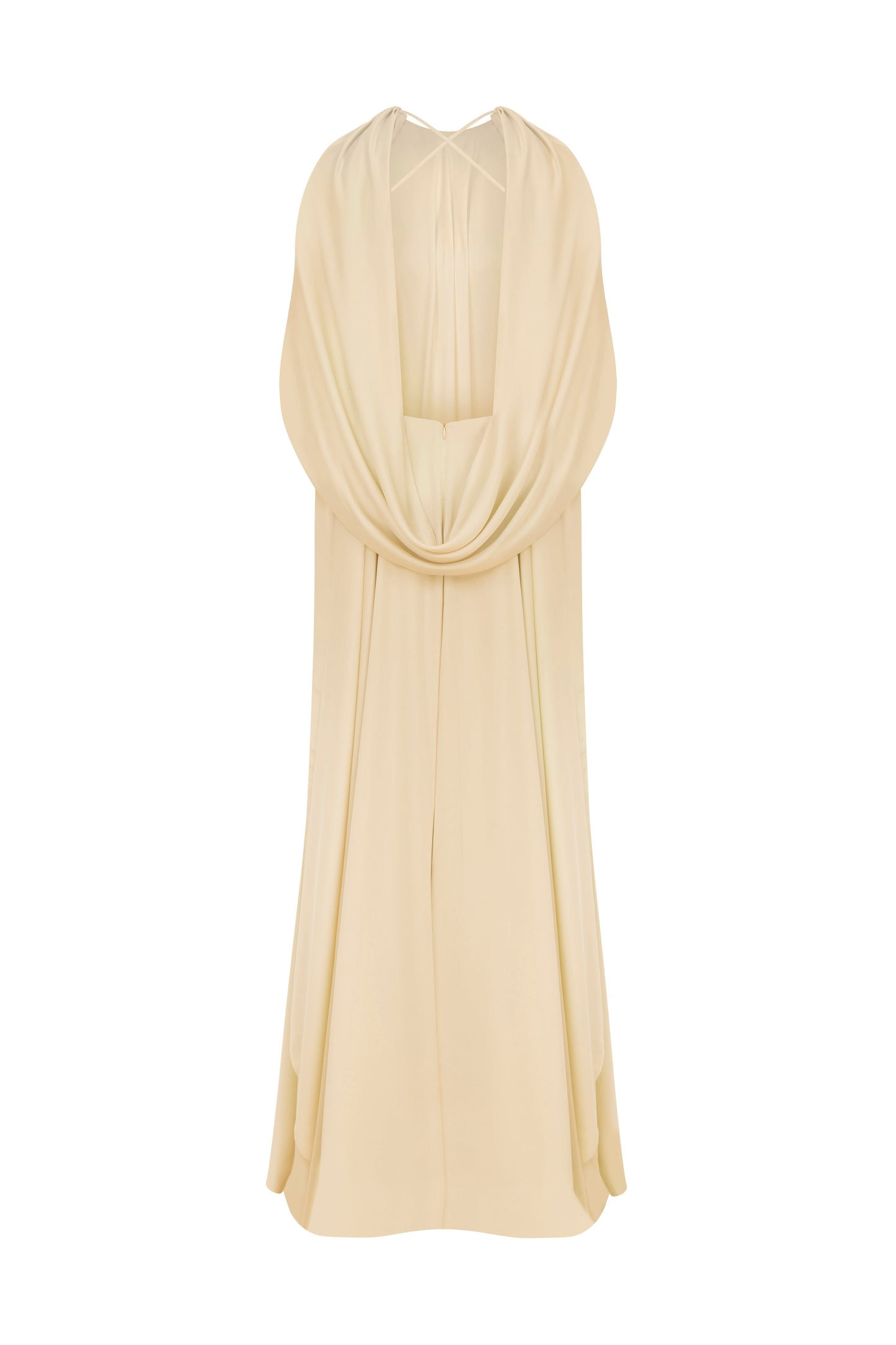 Pera Gown in Satin Yellow