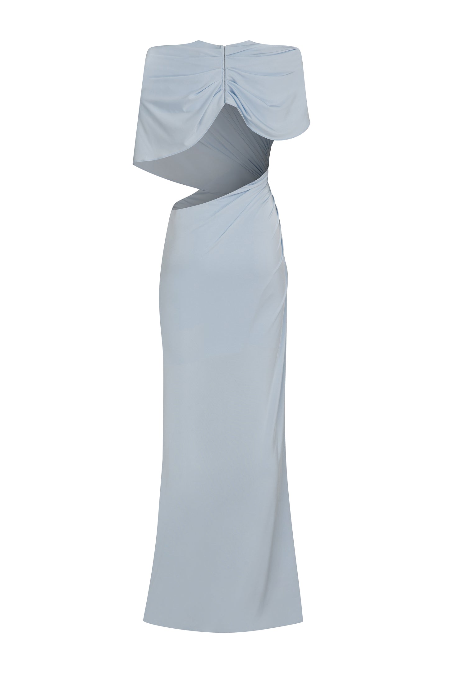 Cecile Gown in Grey Blue