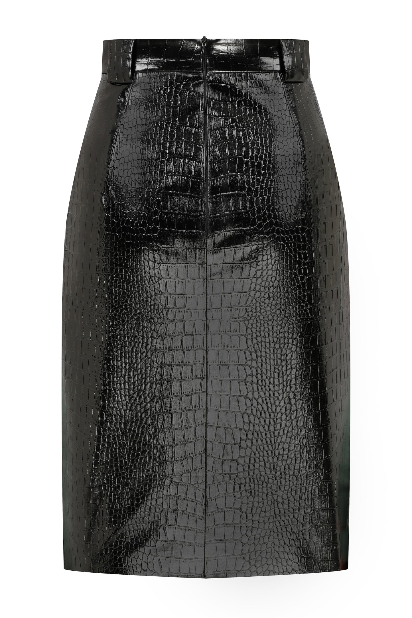 Kaira Skirt in Croco Vegan Leather