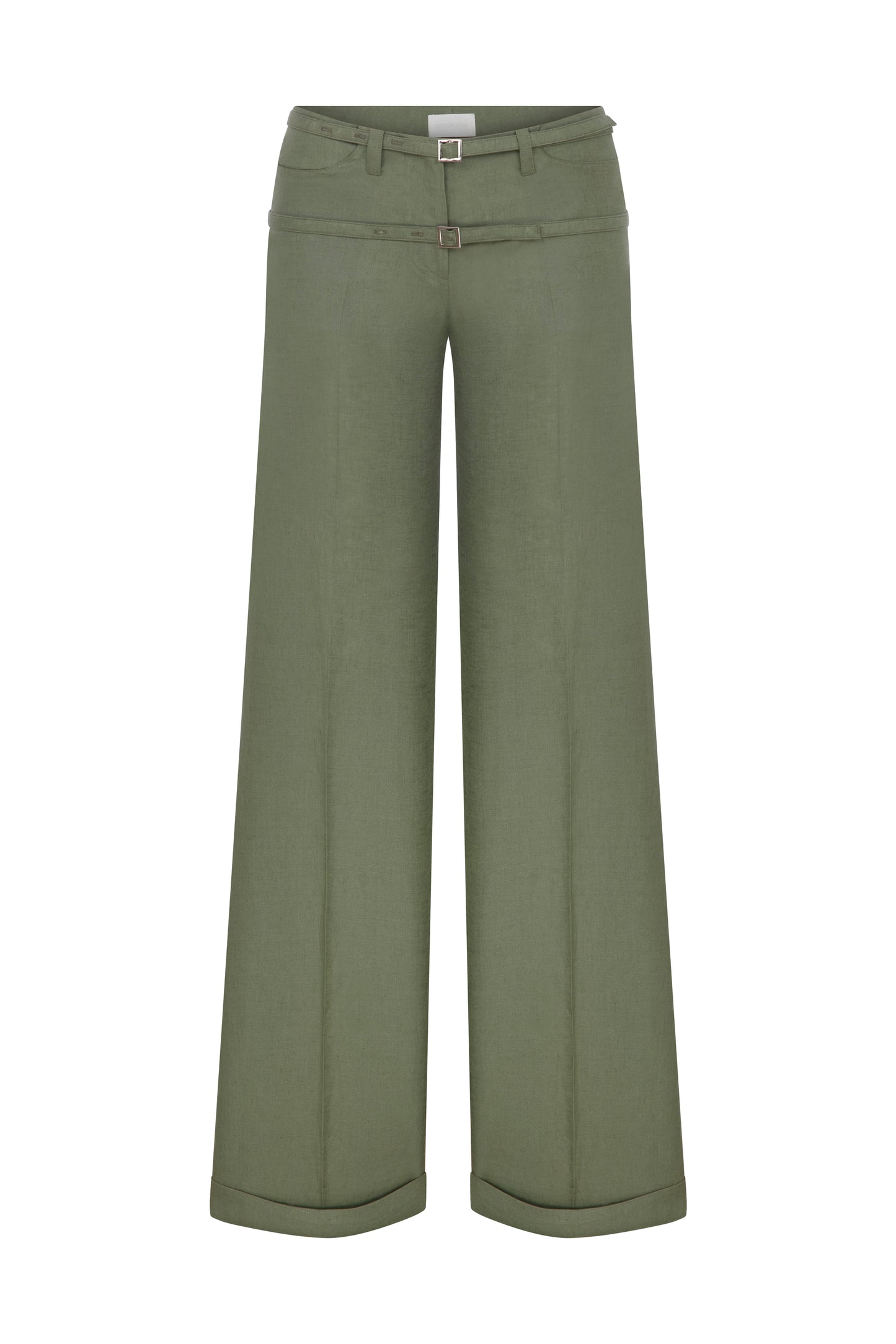 Zahara Linen Pants with Double Belt