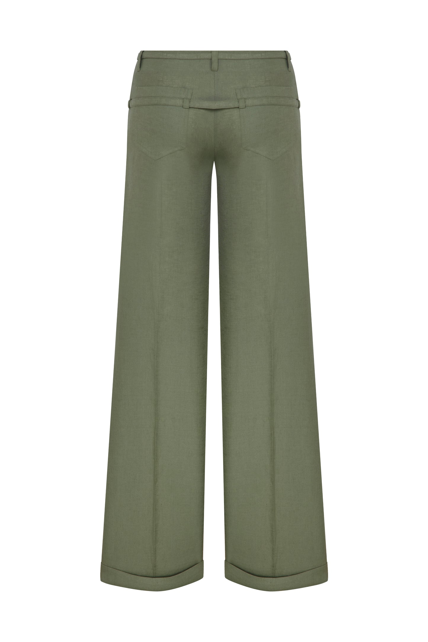 Zahara Linen Pants with Double Belt