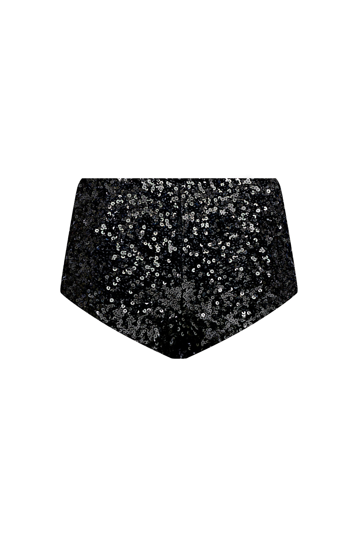 Alina Sequin Shorts in Black