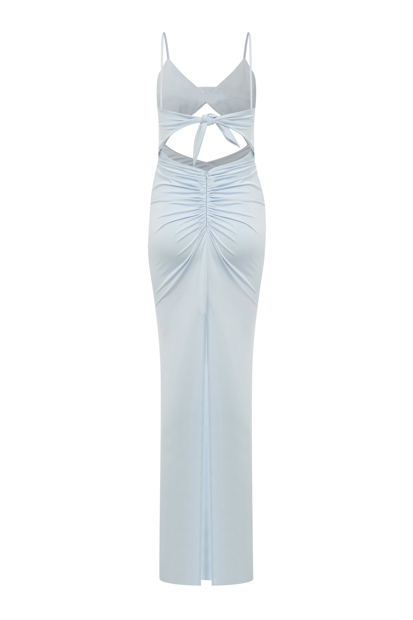 Arielle Jersey Dress in Ice Blue with Sequin Detail
