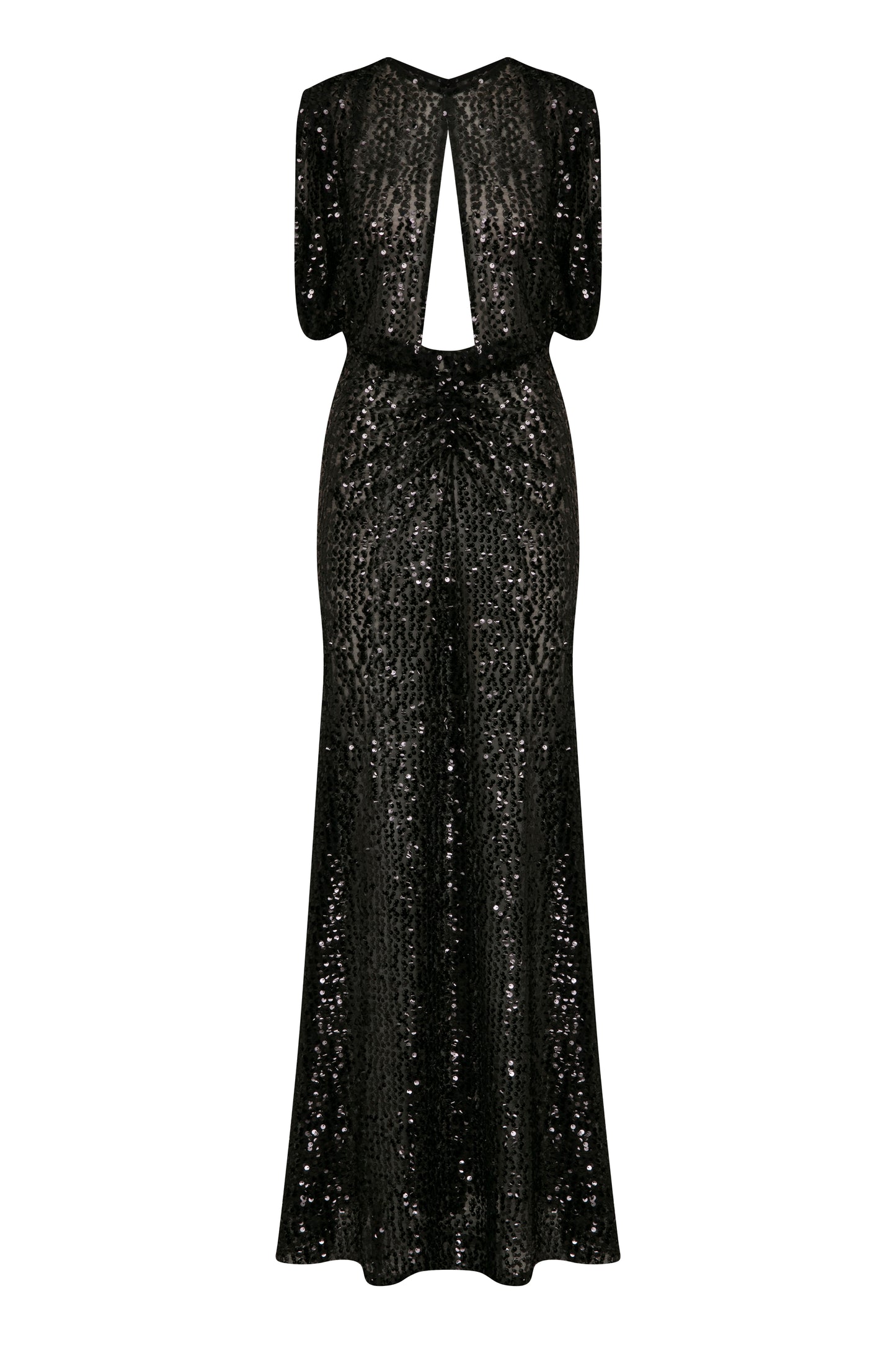 Lea Gown in Black Sequin