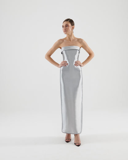 March Gown in Silver