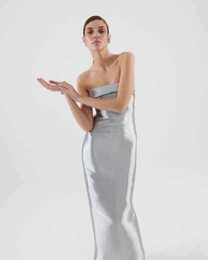 March Gown in Silver