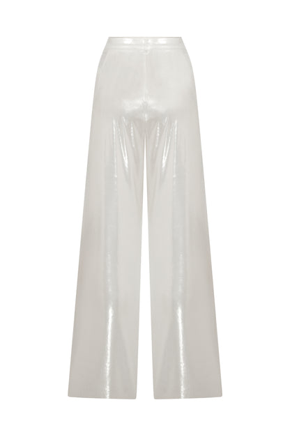 Liquid Trousers in White