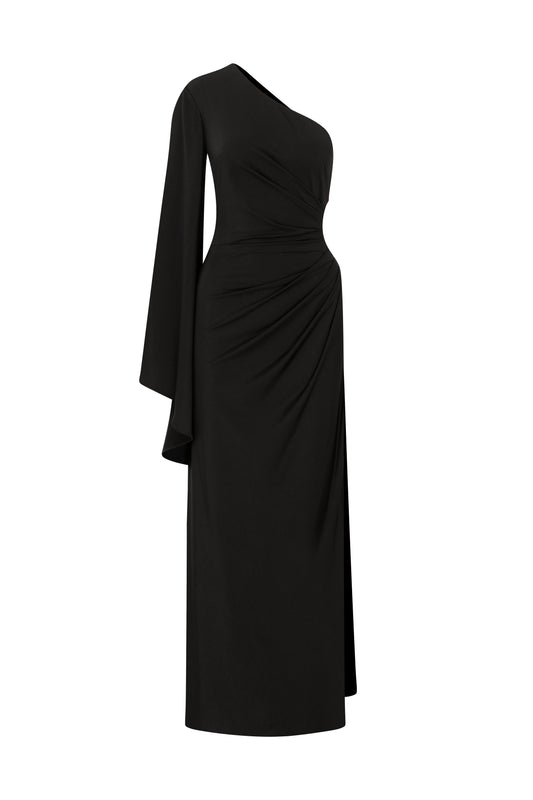 Erin Jersey Dress in Black