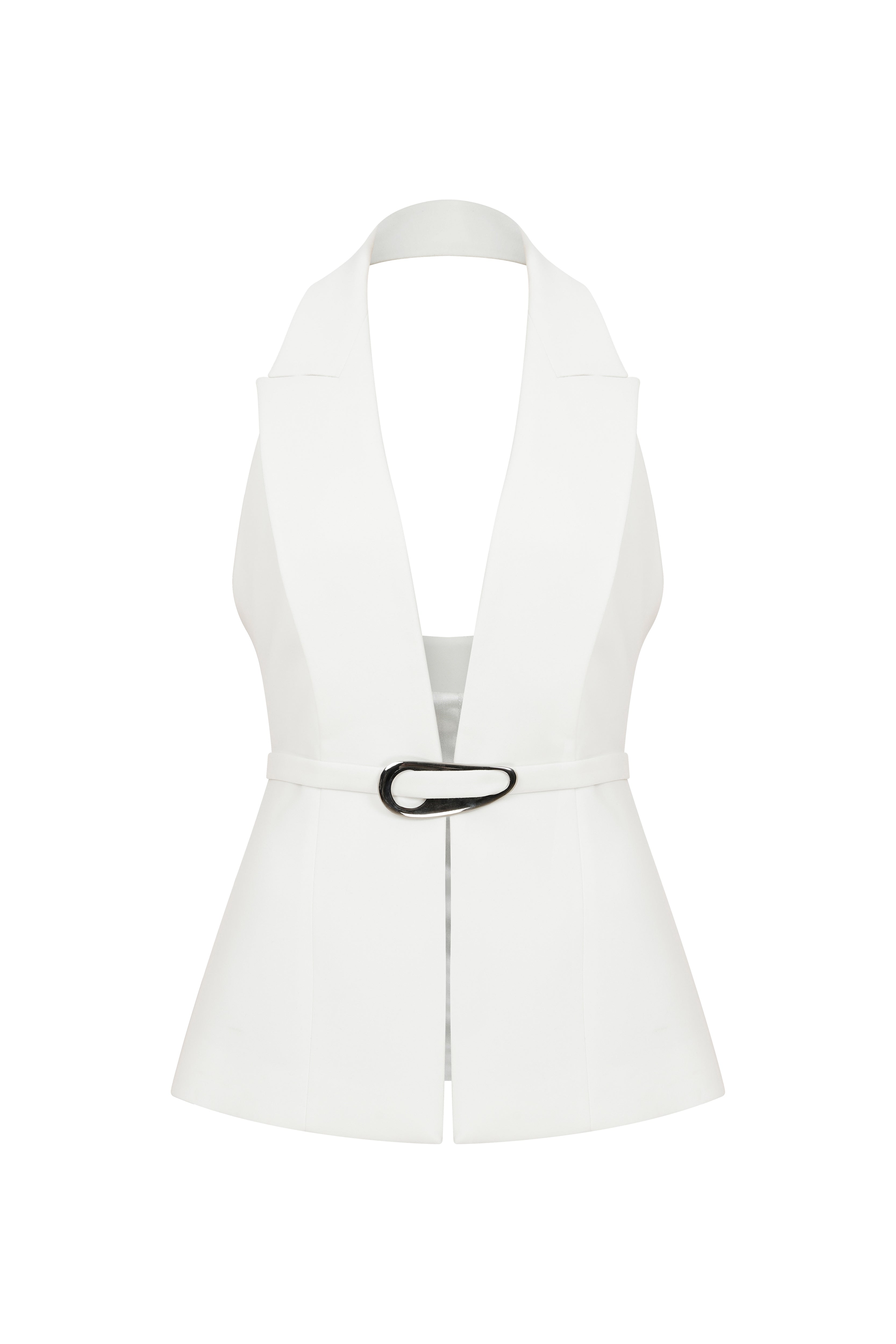 ベスト・ジレ IBRIGU SS24 BASIC VEST (11IB.010 WHITE) Ibrigu Basic Vest Clothing In White | ModeSens