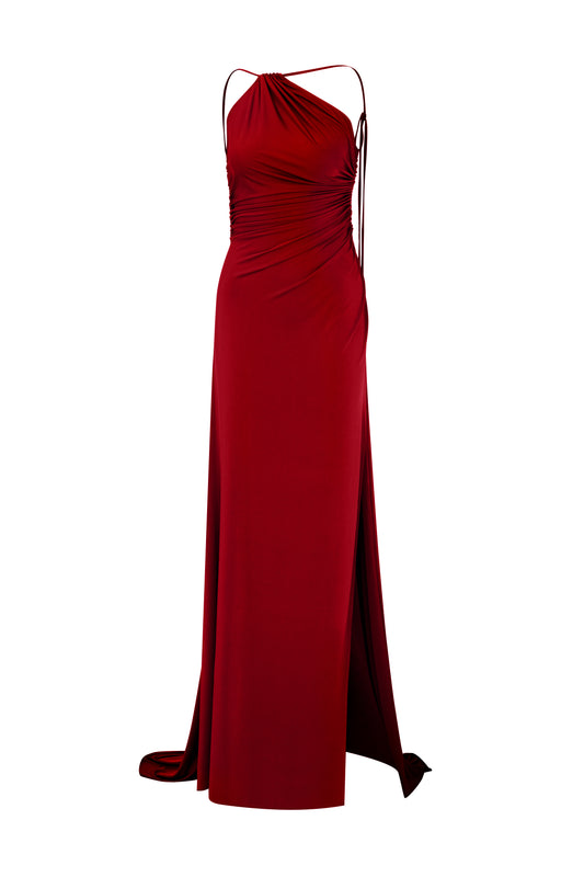 Eleran Gown in Chili Red