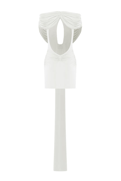 Ritz Mini Dress in White