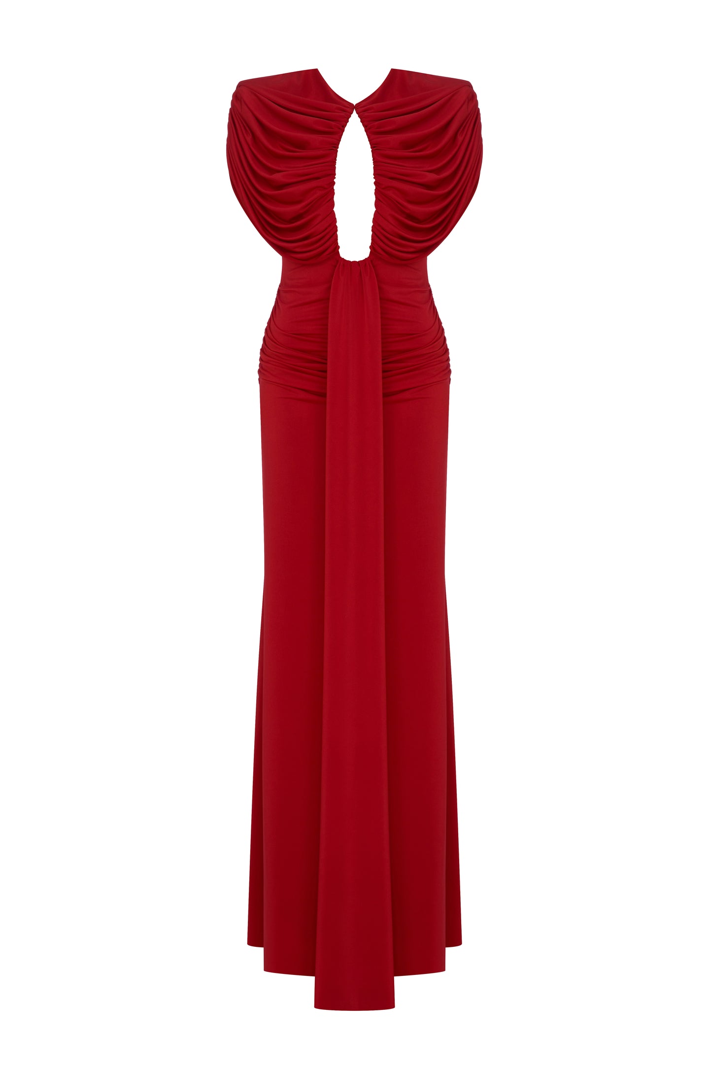 Ritz Gown in Chili Red