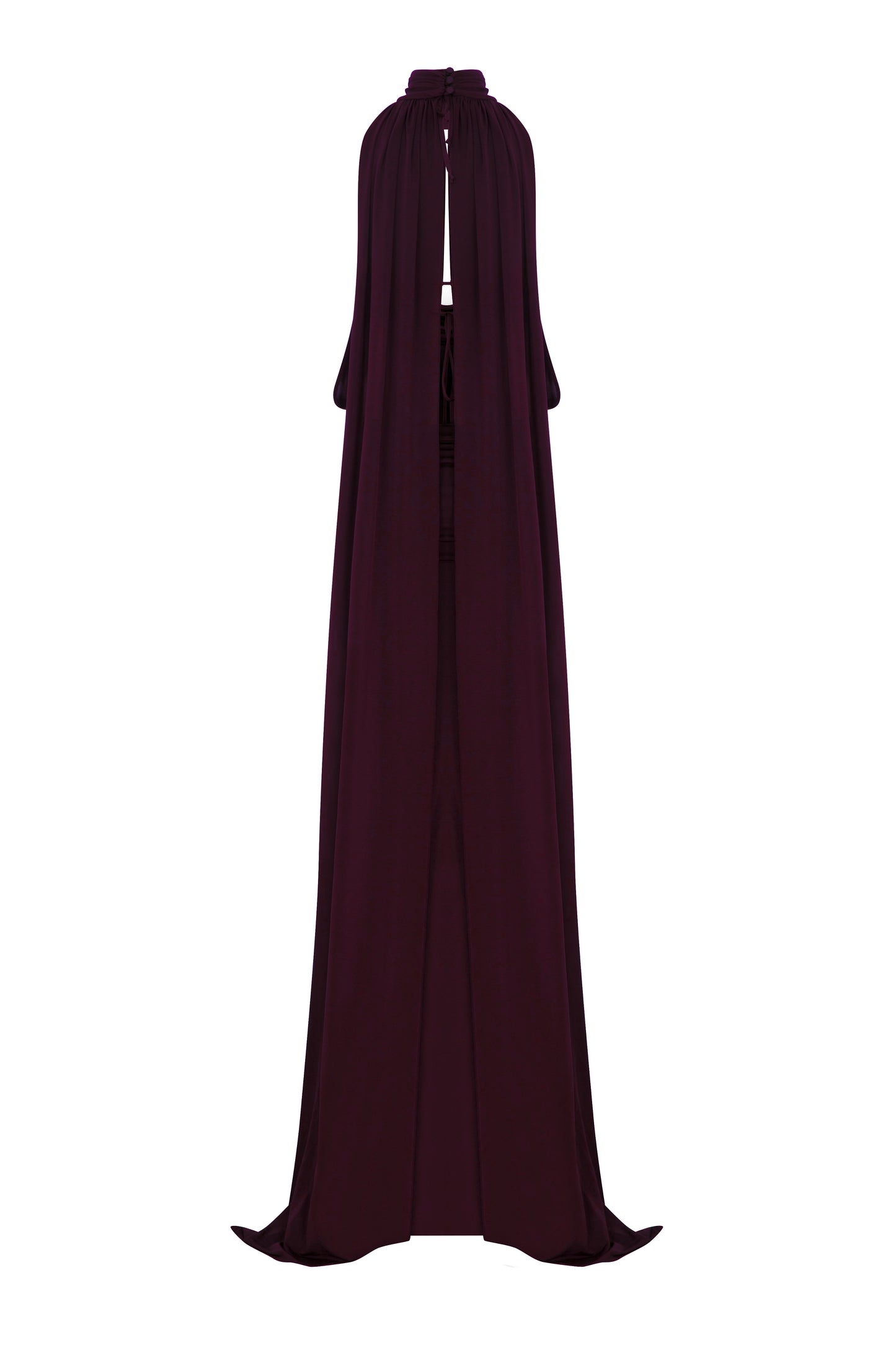 Rachela Gown in Dark Burgundy