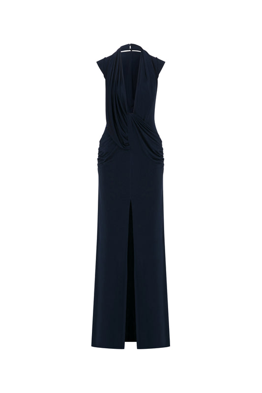 Karlita Gown in Navy