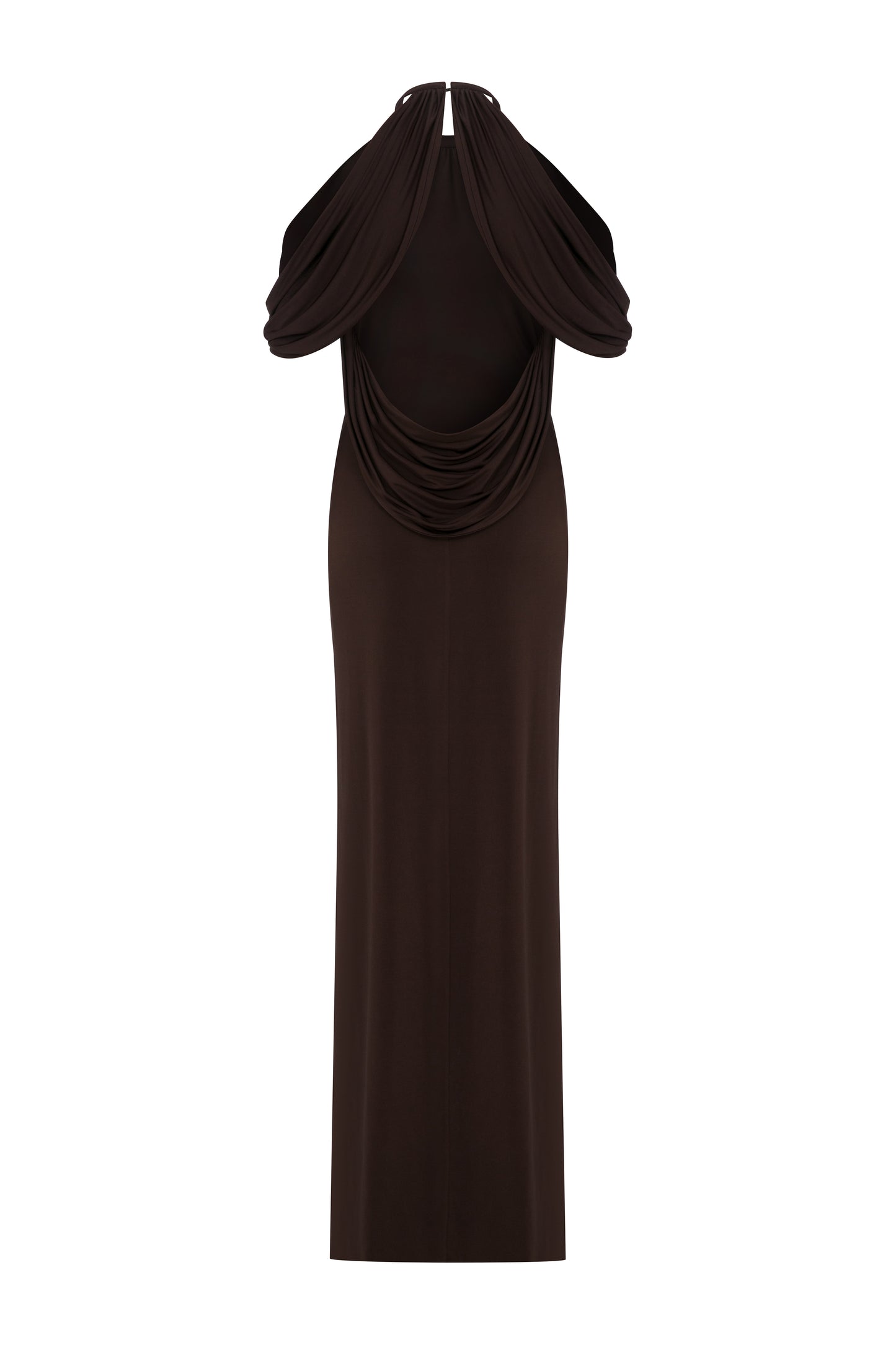 Porto Gown in Chocolate Brown
