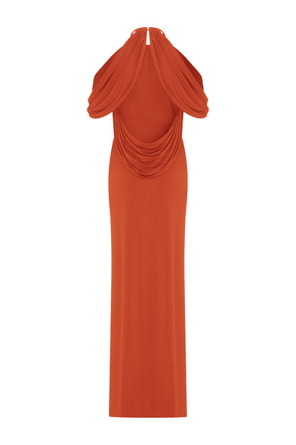 Porto Gown in Orange