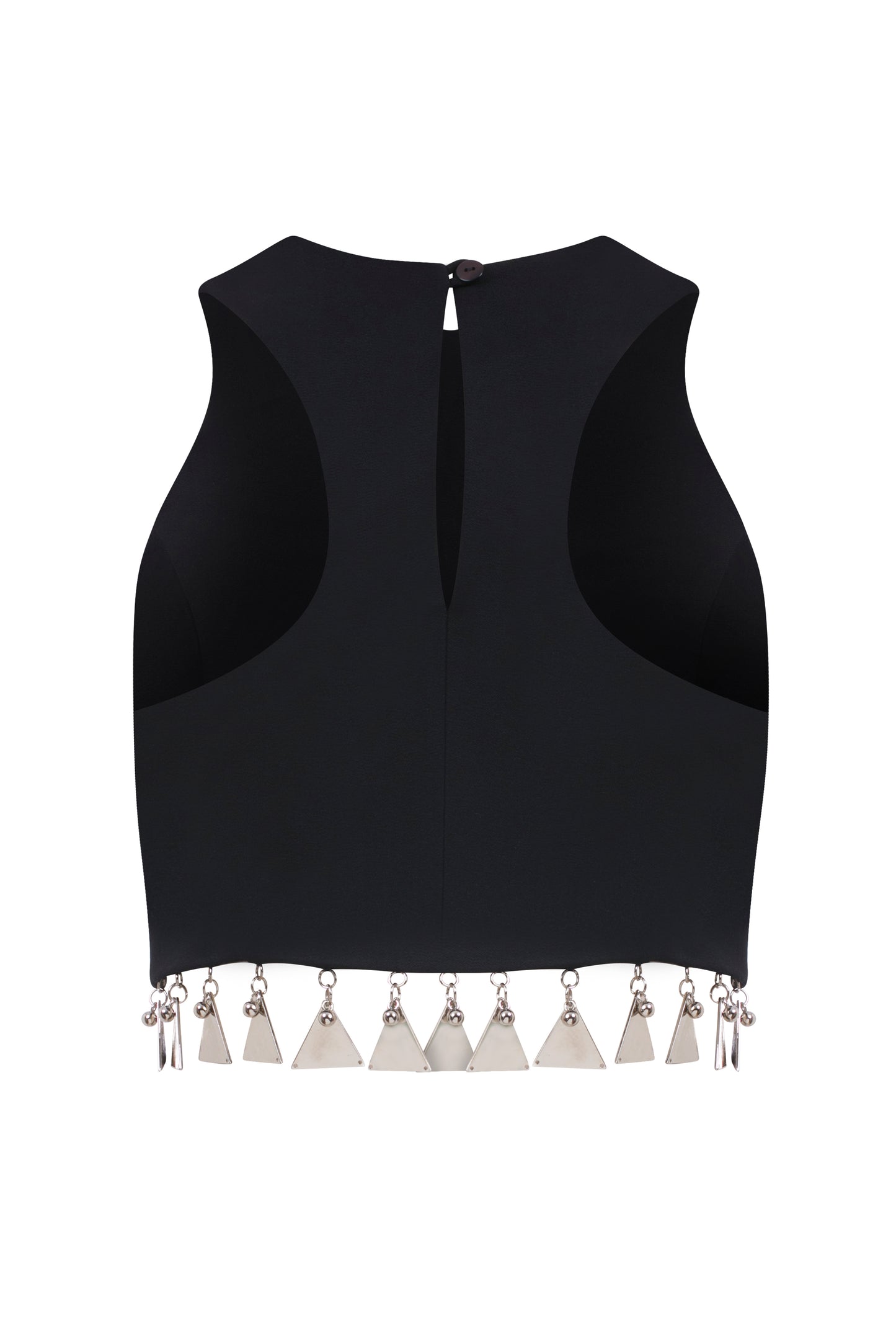 Aimee Metal Detailed Crop Top