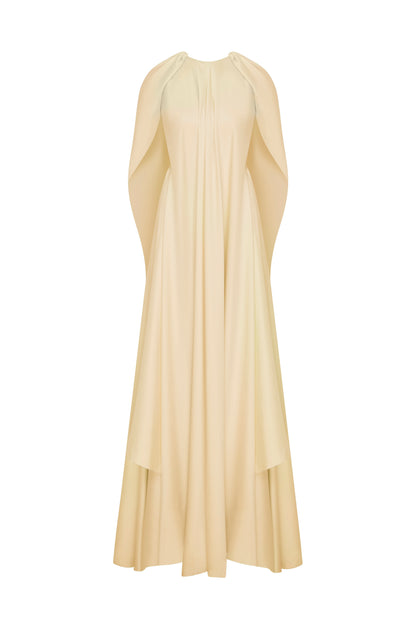 Pera Gown in Satin Yellow