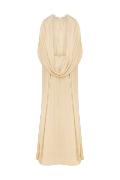 Pera Gown in Satin Yellow