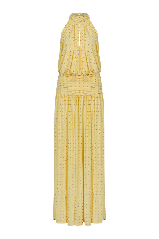 Pixie Gown in Stapled Butter Yellow