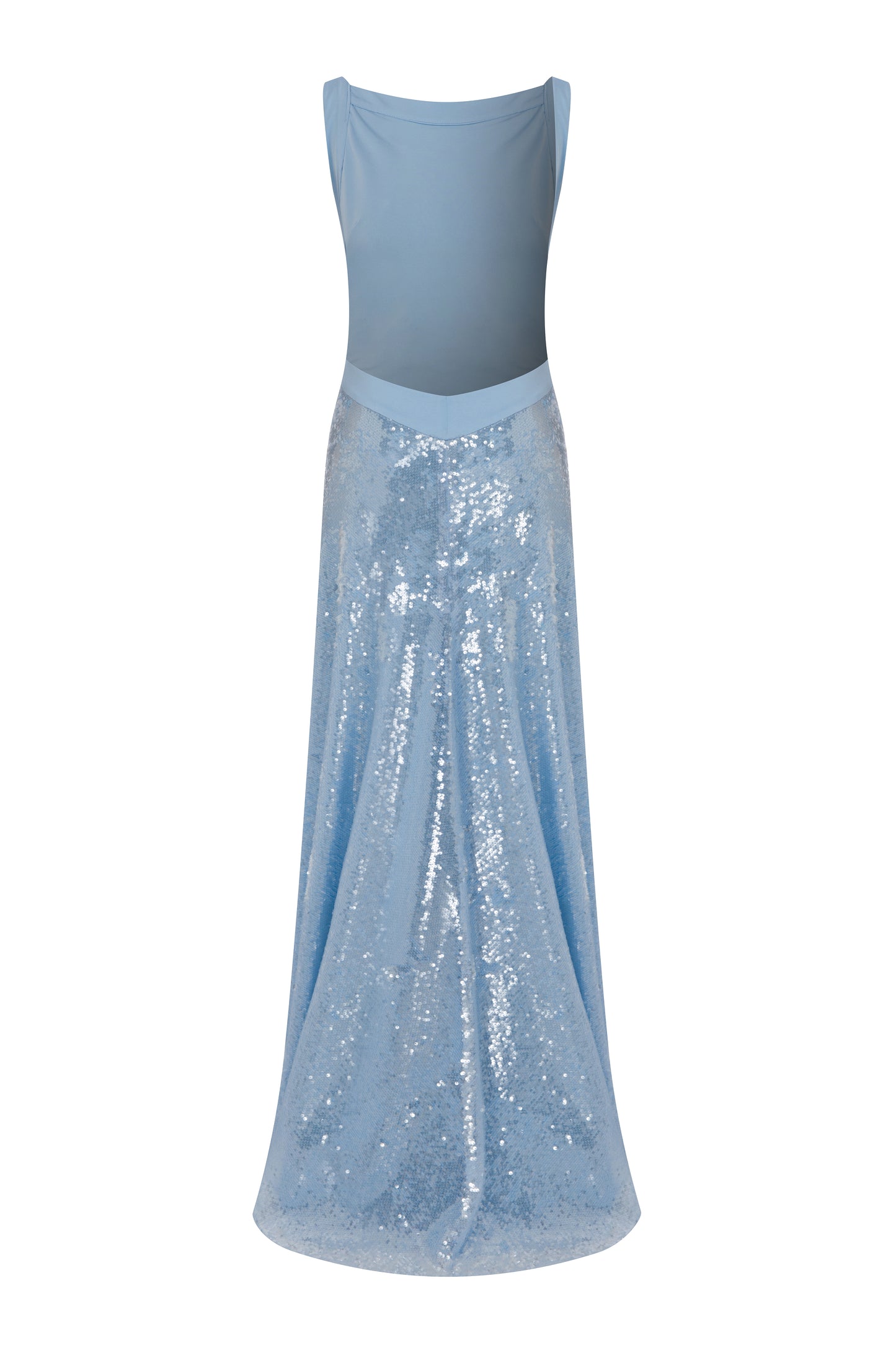 Emiliana Gown in Baby Blue Sequin