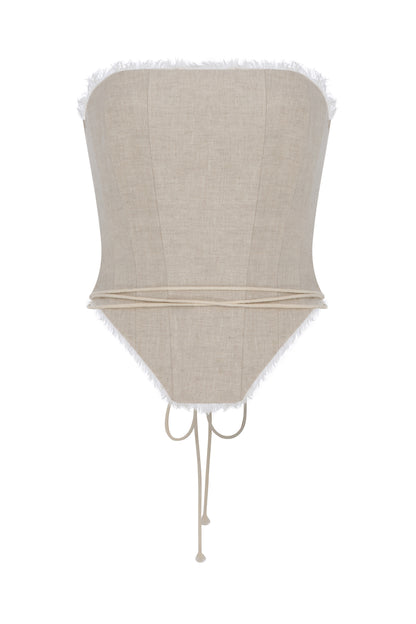 Sera Corset Linen Top