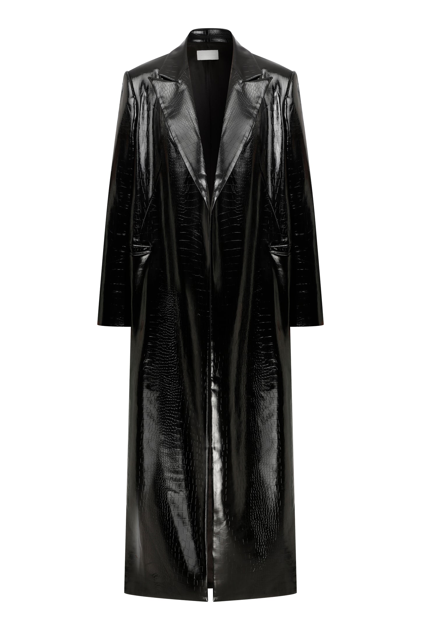 Maxine Trenchcoat in Croco Vegan Leather