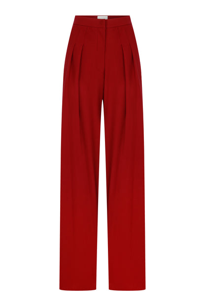 Ivy Trousers in Burgundy