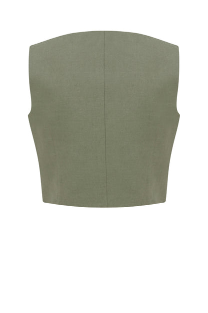 Flippa Linen Vest with Accessory