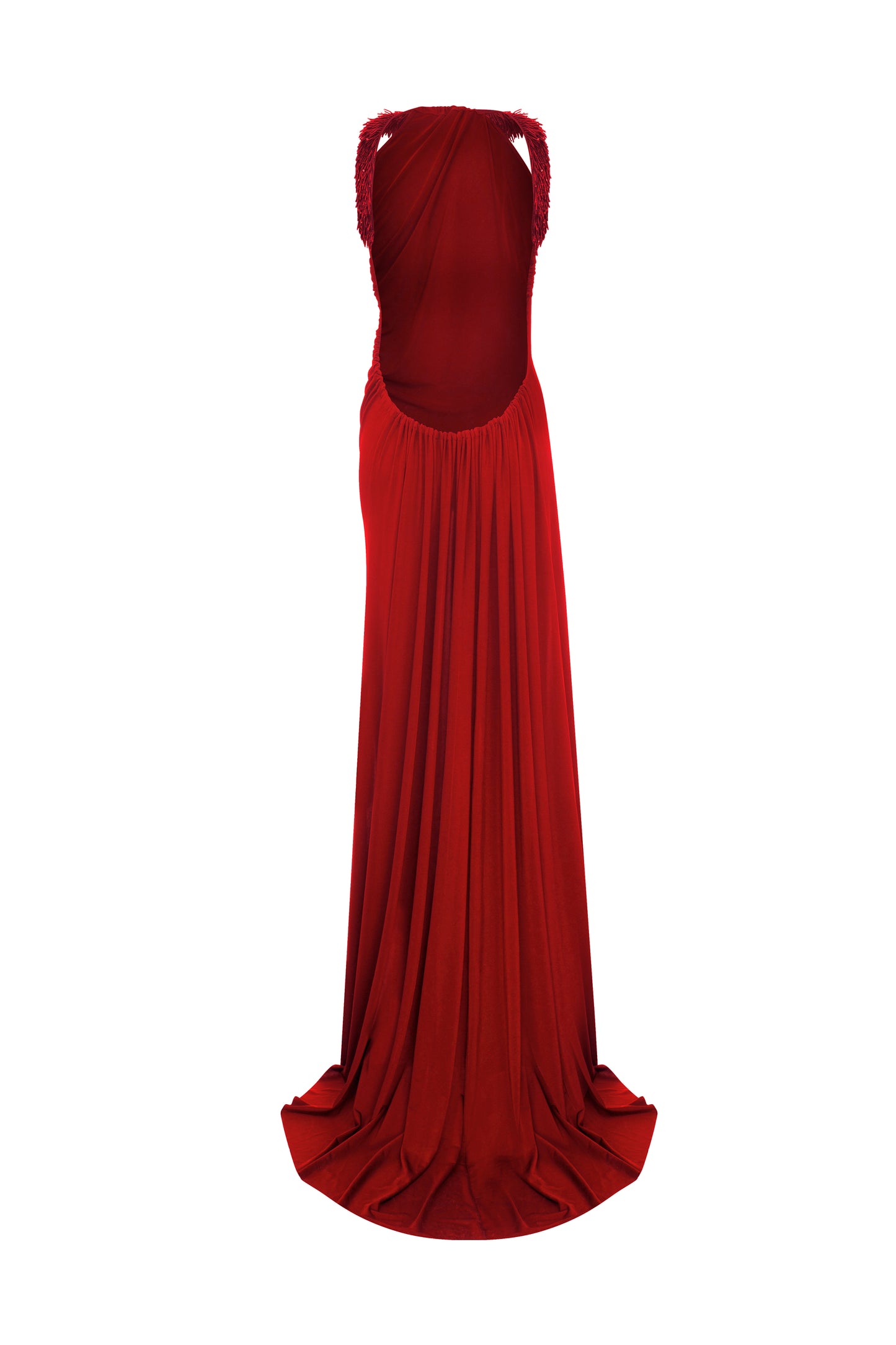 Eleran Gown in Chili Red