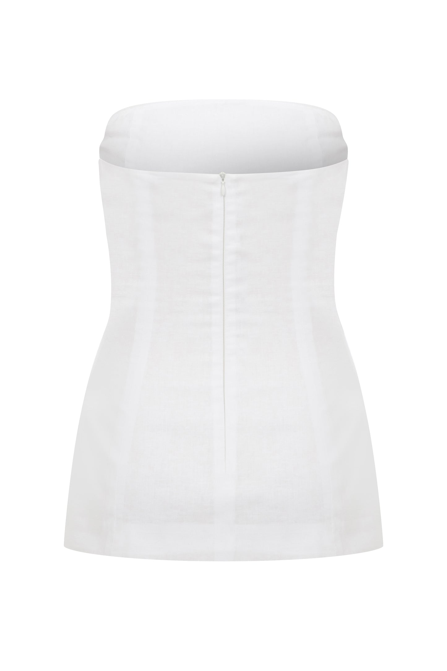 Tyra Linen Top in White